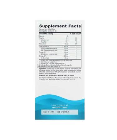 Nordic Naturals Complete Omega 282.5 mg 120 capsules - Buy Online on GoSupps.com