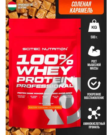 Scitec Nutrition Whey -propelled protein 100% Whey Salt Caramel 500g