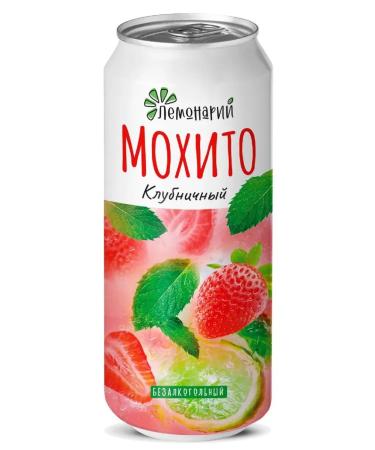 Drinks from zavodrf Mohito strawberry lemonade 0.45l 12pcs - Buy Online on GoSupps.com