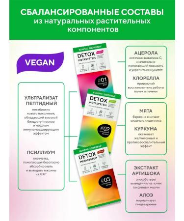 Health Compass A set of oatox detox metasystem cocktails for weight loss 30 pcs - Buy Online on GoSupps.com