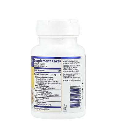 enzymedica Digest basic digestive system enzymes 30 capsules - Buy Online on GoSupps.com