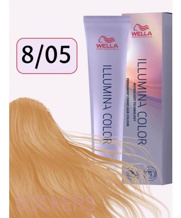 WELLA Illumina color 8 05 - hair dye 60ml - Buy Online on GoSupps.com