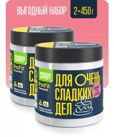 Prebiosvit Sugar -substituter Profit Sweetness x20 2x450g