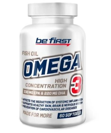 Be First BF omega 3 OMEGA 3 fatty acids 60% 60 capsules - Buy Online on GoSupps.com