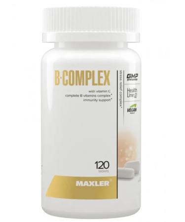 maxler B vitamins in complex with vitamin C B-Complex 120 table - Buy Online on GoSupps.com