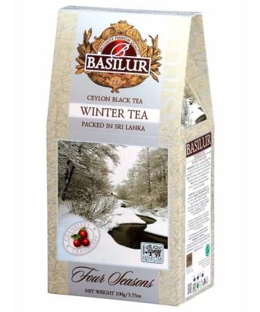 Basilur Black tea 100 g with cranberry "winter"