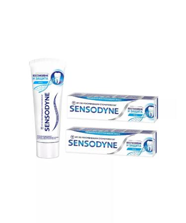 Sensodyne Toothpaste restoration and peppermint protection 75 ml 2 pcs