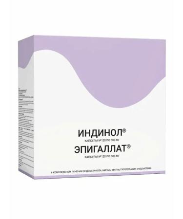 Indinol (120 capsules 300 mg) + Epigallat (120 capsules 500 mg) - Buy Online on GoSupps.com