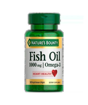 Nature's Bounty Niceche Bounty Fish Fool 1000mg 60 Capsules