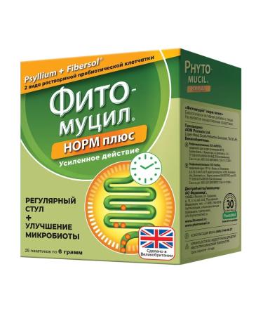 phytomucil Fito-mucil norms for the intestines 25 bags of 6g - Buy Online on GoSupps.com