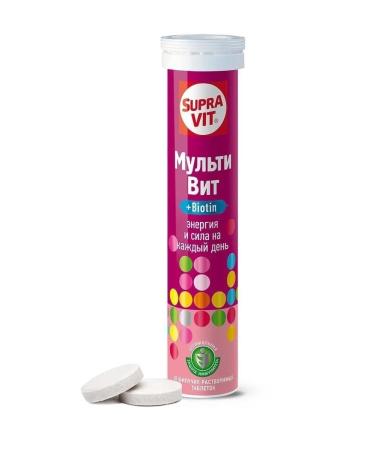 Supravit sparkling vitamins multi -vit 20 pcs