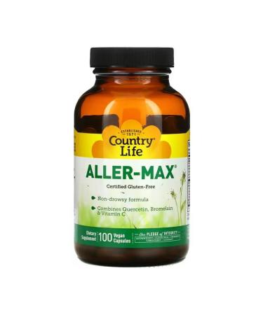 Country Life Aller-Max. Allergy agent 100 veg. Capsul