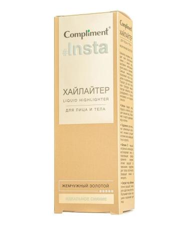 Compliment Highlighter for the face and body pearl gold 35ml - Buy Online on GoSupps.com