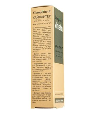 Compliment Highlighter for the face and body pearl gold 35ml - Buy Online on GoSupps.com