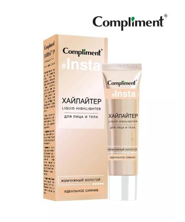Compliment Highlighter for the face and body pearl gold 35ml - Buy Online on GoSupps.com
