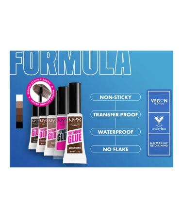 NYX Professional Makeup Eyebrow gel with lamination effect transparent - Buy Online on GoSupps.com