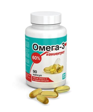 RealCaps Omega-3 concentrate 60% 90 capsules weighing 500 mg
