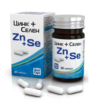 RealCaps Zinc+selenium (zn+se) 30 capsules weighing 315 mg