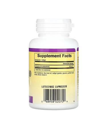 Natural Factors Coenzyme Q10 100 mg 30 Softgels - Buy Online on GoSupps.com