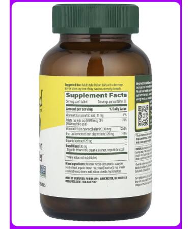 MegaFood Blood Builder Iron 90 tablets - Buy Online on GoSupps.com