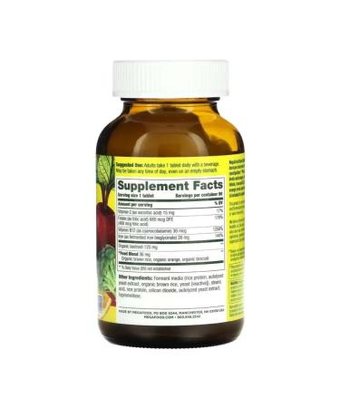 MegaFood Blood Builder Iron 90 tablets - Buy Online on GoSupps.com