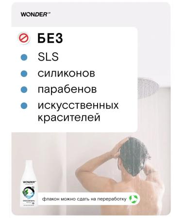 Wonder Lab Male shampoo 2 in 1 gel for shower for eco for hair men - Buy Online on GoSupps.com