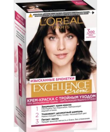 L'OREAL PARIS Excellence 3.00 300 Persistent hair cream for hair - Buy Online on GoSupps.com