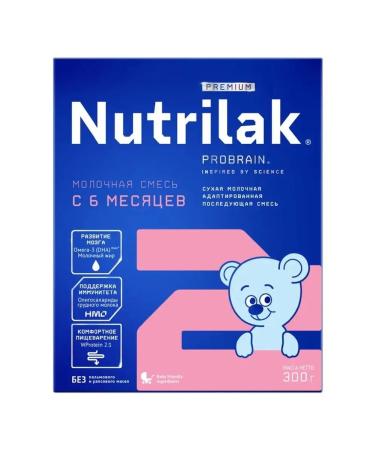 Nutrilak Premium 2 Children's Milk mixture 6 - 12 300 g - Buy Online on GoSupps.com
