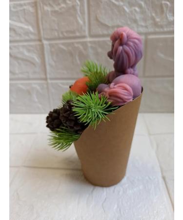 GIFTS Soap New Year's composition with a horse symbol 2026 bouquet of soap - Buy Online on GoSupps.com