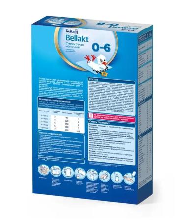 Bellakt Dry milk mixture 0-6 months 300g * 6 pieces - Buy Online on GoSupps.com