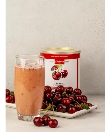 PRANA food Protein cocktail for weight loss without sugar cherry 300g - Buy Online on GoSupps.com