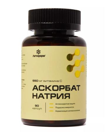 LetoFarm Sodium Ascorbat 90 capsules