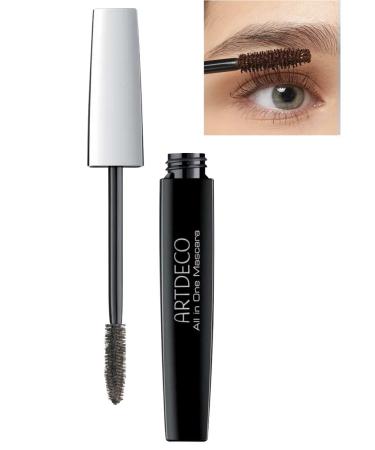 Artdeco All in one brown mascara for eyelashes with panthenol tone 03