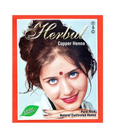 Herbul Hair henna natural Indian copper (Copper) 60 g - Buy Online on GoSupps.com