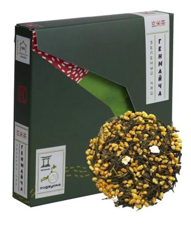 KIWAMI Japanese Green Tea Genmaych Premium 100 grams Ariake