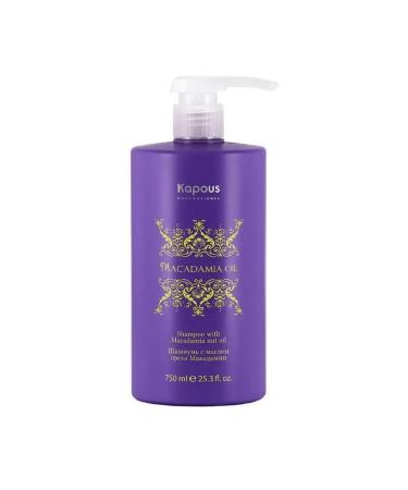 Kapous Professional Moisturizer shampoo for hair oil macadamia oil - Buy Online on GoSupps.com