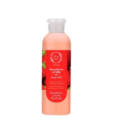 Fresh Line Strawberry and milk milk 200 ml