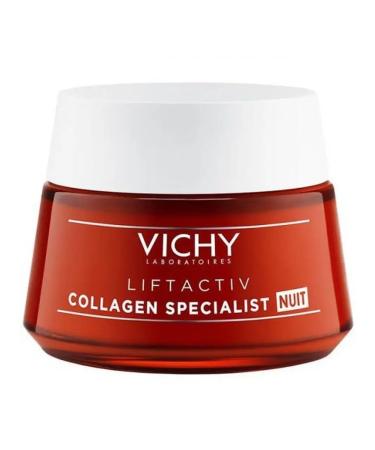 VICHY Night cream all types of leather Liftactiv Collagen Specialist 50ml - Buy Online on GoSupps.com
