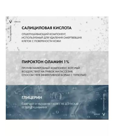 VICHY Shampoo-peeling deeply cleansing dercos from dandruff 250ml - Buy Online on GoSupps.com