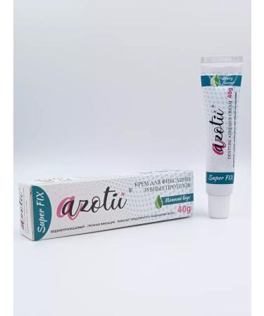 Azotii Cream for fixing dentures mint taste 40 g - Buy Online on GoSupps.com