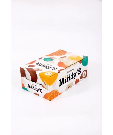 Mindy's Bangs Chocolate-Mindal-Apelsin nuts 30 pcs 35 g - Buy Online on GoSupps.com