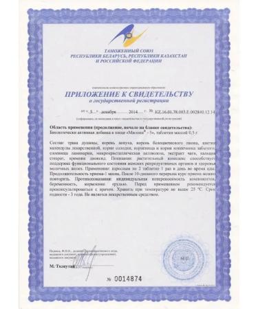 Evalar Milona-5 for the health of the mammary gland 100tb - Buy Online on GoSupps.com