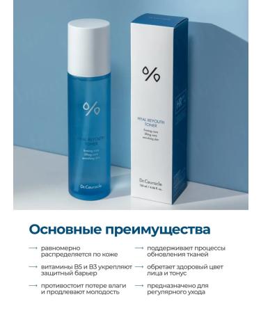 Dr Ceuracle Toner with hyaluronic acid Hyal Reyouth Toner Korea - Buy Online on GoSupps.com