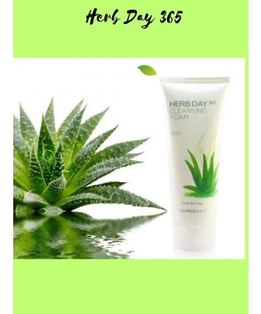 Foam for washing with aloe Herb Day 365 extract