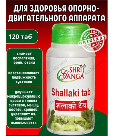 Gifts of India Shallaki shri ganga Shallaki Sri Ganges 120 tab