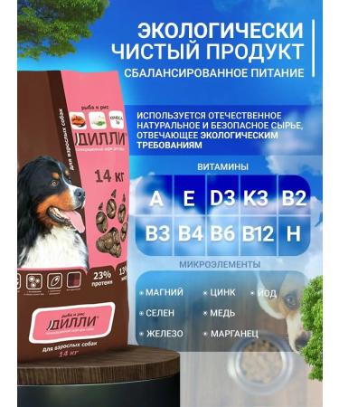 DILLY Dry food 14 kg fish rice - Buy Online on GoSupps.com