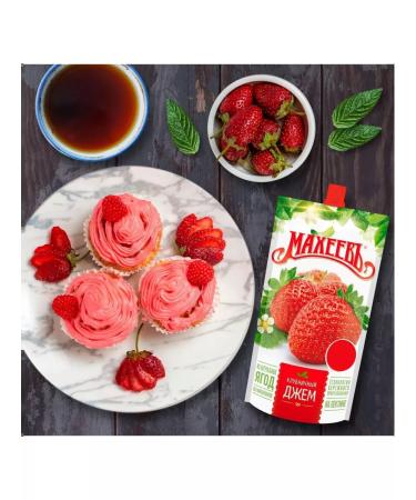 Maheev Jam Strawberry Doy-Pak 5 pcs 300 g - Buy Online on GoSupps.com