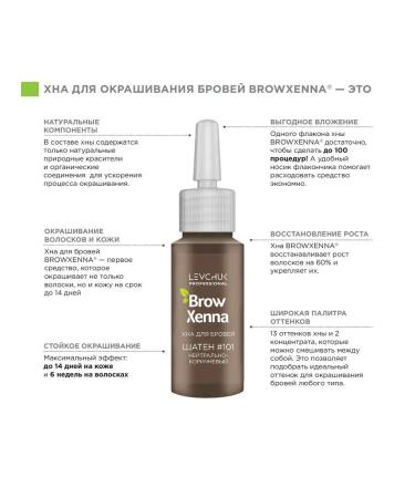 BROWXENNA Hnna for eyebrows Professional set Blond 3 pcs - Buy Online on GoSupps.com