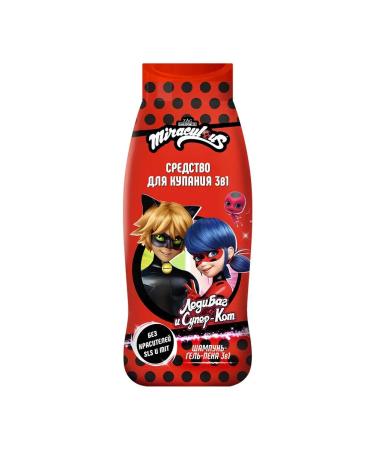 Miraculous Shampoo gel children 3V1 lady bug 1+ 400ml - Buy Online on GoSupps.com