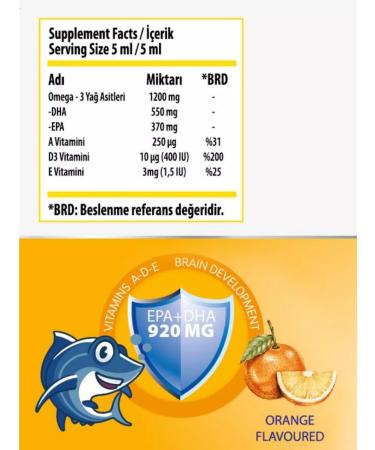 Omega 3 for children fish oil vitamins for growth T rkiye - Buy Online on GoSupps.com